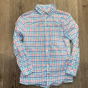 Boys Vineyard Vines Whale Shirt size S 8/10